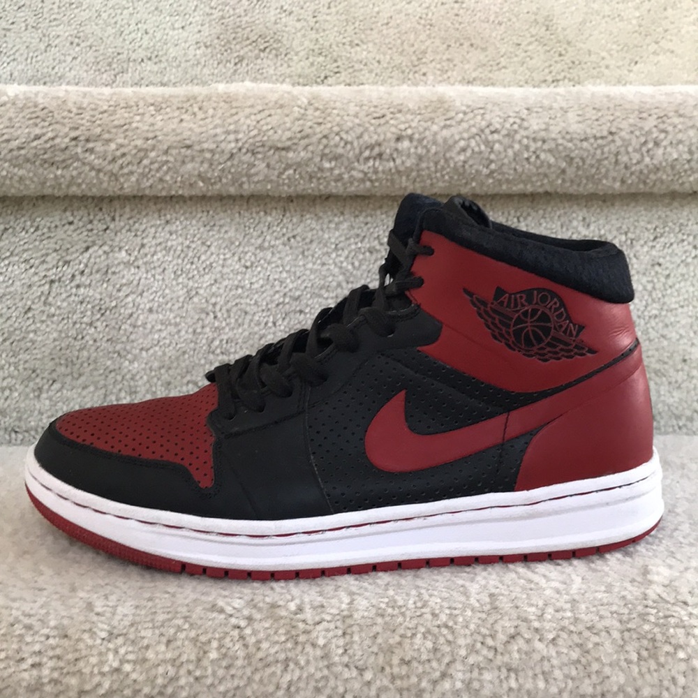 Air Jordan Alpha 1 Retro Black Varsity Red 2009 - Picture 5 of 16